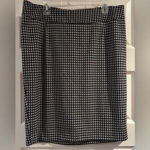 LaneBryant Houndstooth Pencil Skirt SZ 16